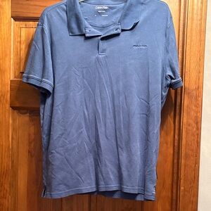 Calvin Klein Men's Polo in Classic Blue